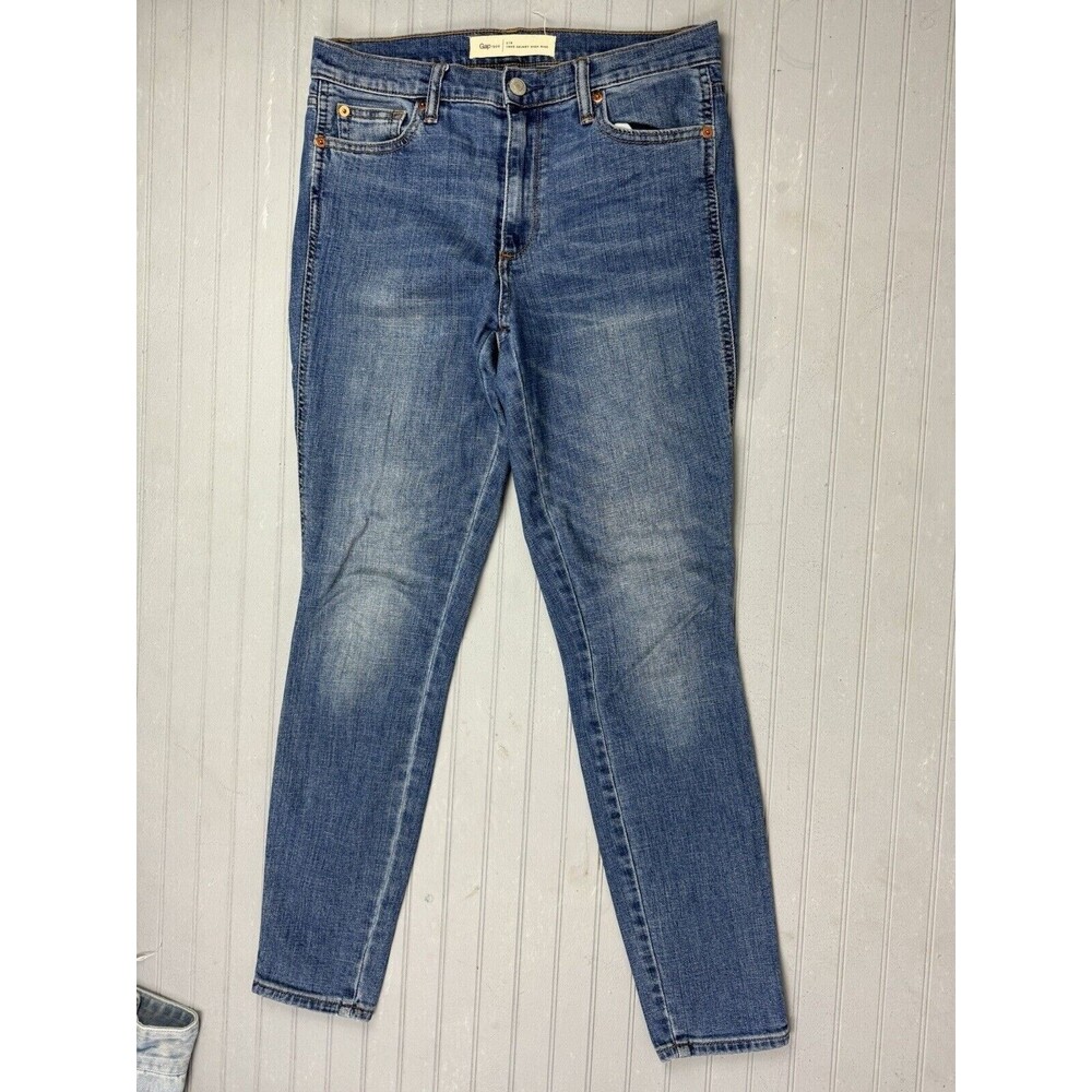 Gap 1969 Size 27 Womens Jeans True Skinny Hi Rise Med Wash Stretch